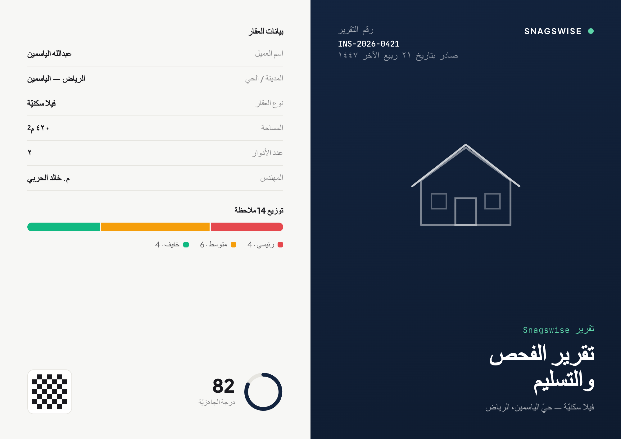 تقرير Snagswise